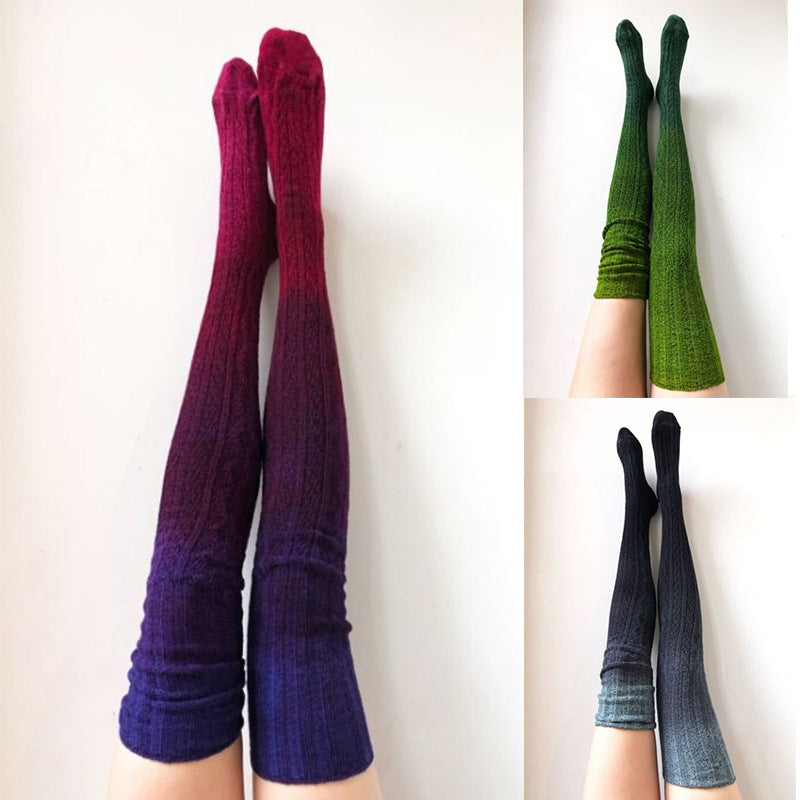 Tie-dye Long Tube Knee socks Tie-dye Long Tube Knee socks